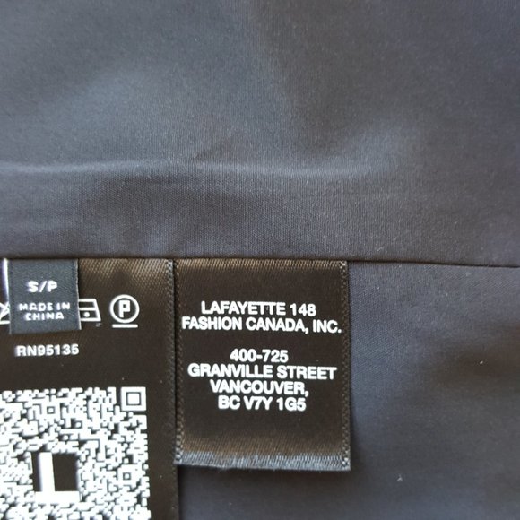 Lafayette 148 New York ! wool, Silk-Lapel Tuxedo Vest - Picture 6 of 15